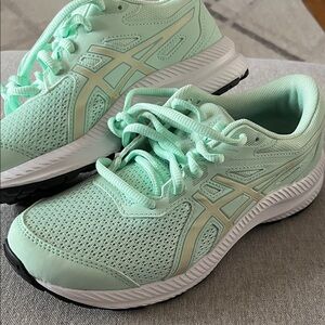 ASICS Mint Green Running Shoes